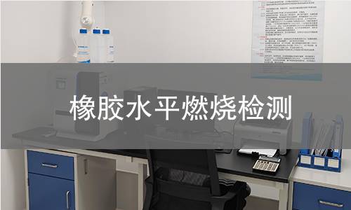 橡膠水平燃燒檢測(cè)