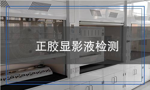 正膠顯影液檢測