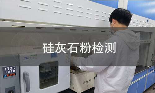 硅灰石粉檢測