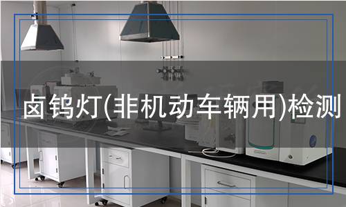 鹵鎢燈(非機動車輛用)檢測