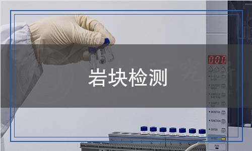 巖塊檢測(cè),巖塊檢測(cè)報(bào)告