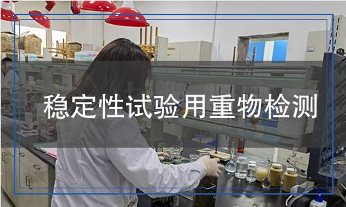 穩(wěn)定性試驗用重物檢測