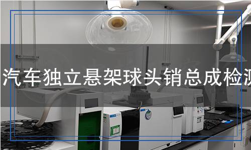 汽車獨(dú)立懸架球頭銷總成檢測(cè)