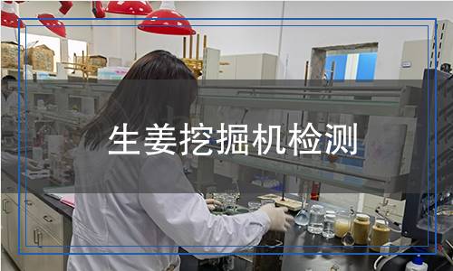 生姜挖掘機檢測
