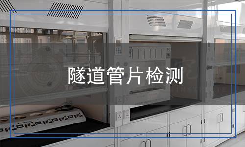隧道管片檢測