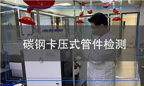 碳鋼卡壓式管件檢測