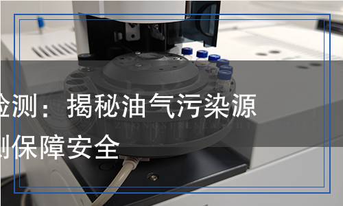 含油氣體檢測：揭秘油氣污染源，科學檢測保障安全