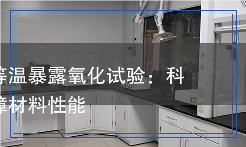 高溫腐蝕等溫暴露氧化試驗:科學(xué)檢測保障材料性能 高溫腐蝕等溫暴露氧化試驗:科學(xué)檢測保障材料性能