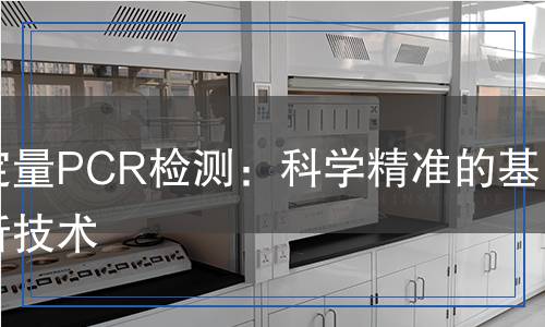 熒光定量PCR檢測：科學精準的基因分析技術