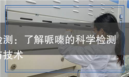 哌嗪檢測：了解哌嗪的科學(xué)檢測方法與技術(shù)