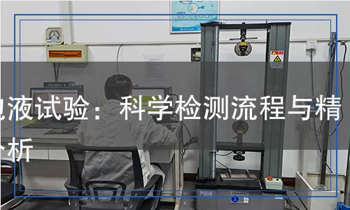 浸泡液試驗：科學(xué)檢測流程與精準(zhǔn)分析