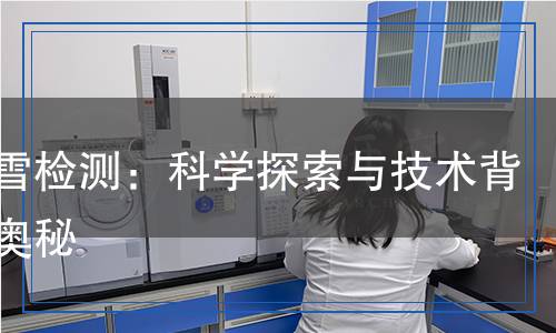 人造雪檢測(cè)：科學(xué)探索與技術(shù)背后的奧秘