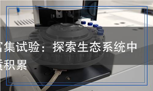 生物富集試驗:探索生態(tài)系統(tǒng)中的物質積累 生物富集試驗:探索生態(tài)系統(tǒng)中的物質積累
