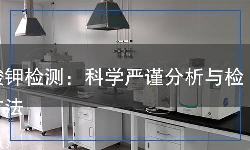 硅酸鉀檢測：科學(xué)嚴(yán)謹(jǐn)分析與檢測方法