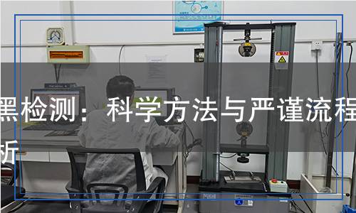 炭黑檢測：科學方法與嚴謹流程解析
