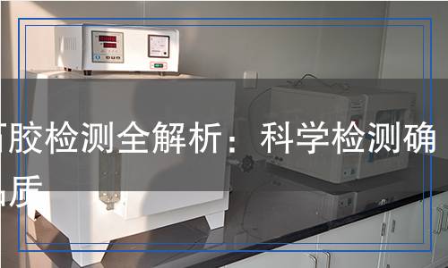 云石膠檢測全解析：科學(xué)檢測確保品質(zhì)