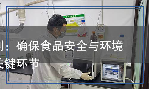 銨鹽檢測：確保食品安全與環(huán)境保護的關(guān)鍵環(huán)節(jié)