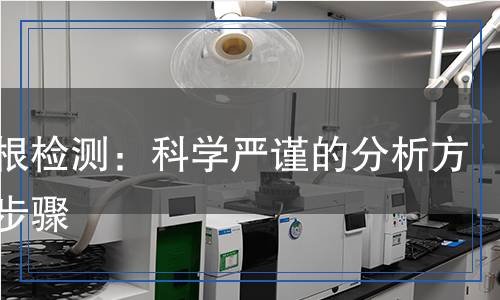 硫酸根檢測:科學嚴謹?shù)姆治龇椒ㄅc步驟 硫酸根檢測:科學嚴謹?shù)姆治龇椒ㄅc步驟