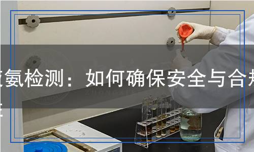 液氨檢測:如何確保安全與合規(guī)性 液氨檢測:如何確保安全與合規(guī)性