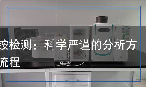 甲酸銨檢測(cè)：科學(xué)嚴(yán)謹(jǐn)?shù)姆治龇椒ㄅc流程