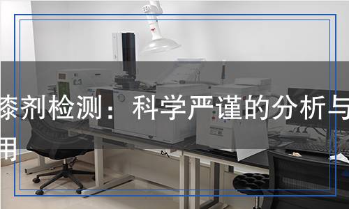 脫漆劑檢測：科學(xué)嚴(yán)謹(jǐn)?shù)姆治雠c應(yīng)用