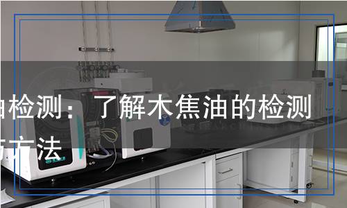 木焦油檢測(cè)：了解木焦油的檢測(cè)流程與方法