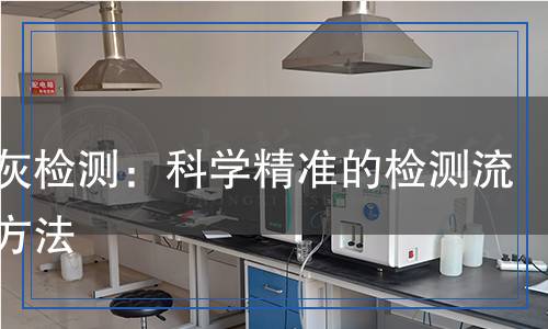 脫硫灰檢測:科學(xué)精準(zhǔn)的檢測流程與方法 脫硫灰檢測:科學(xué)精準(zhǔn)的檢測流程與方法